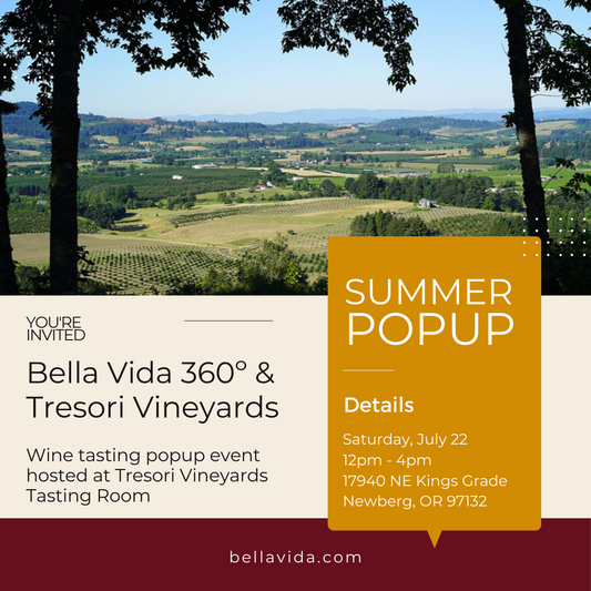 Bella Vida Popup at Tresori Vineyards